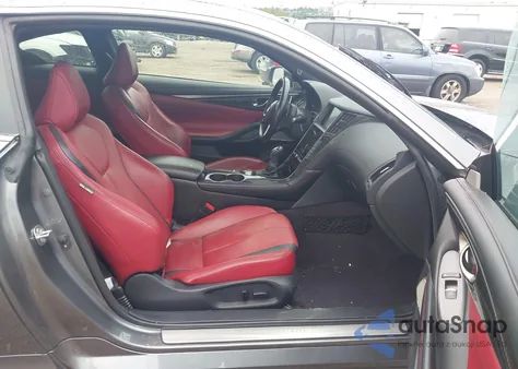 2020 Infiniti Q60 Red Sport 400 Awd from USA, damaged, VIN JN1FV7EL5LM460178